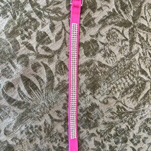 Susan Lanci 3-Row Rhinestone Giltmore Perfect Fit Dog Collar Size 10